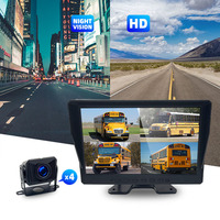 Wemaer 4CH 10.1 ''Camion 1080P 4G Wifi Véhicule Système de Sécurité de Voiture Dash 4 Camara Para Auto MDVR Mobile DVR Caméra pour Bus