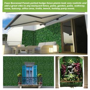 Panel de Césped Artificial para Pared, Seto Vertical, Follaje Mixto de Helecho y Flores para Paisajismo, Jardín Comercial, Decoración <span class=keywords><strong>del</strong></span> Hogar, 50x50cm - Product Image 6