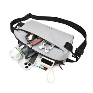 Unisex Nylon Zipper Waterproof <b>Camera</b> Waist <b>Bag</b> Multifunctional Fanny Pack Crossbody Adjustable Shoulder Strap - Product Image 4
