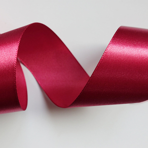 Meilleur Simple Face en Satin Tissé <span class=keywords><strong>Rouge</strong></span> de Noël Présent Décoration Ruban - Product Image 5