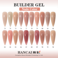 Gel UV Constructeur Couleur Nude OEM, Vente en Gros Marque Privée, Pots de 30g, 50g, 1Kg, Gel Dur Constructeur pour Ongles, Gel d'Extension d'Ongles, Logo Personnalisé