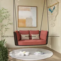 Hamac intérieur à la mode simple Double balançoire chaise pour adultes balcon suspendu chaise berçante panier suspendu pour usage domestique ensembles de jardin