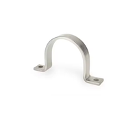Sangle de fixation en U à deux trous pour tuyaux, collier de serrage en acier inoxydable pour conduites, tubes et câbles, fixation murale