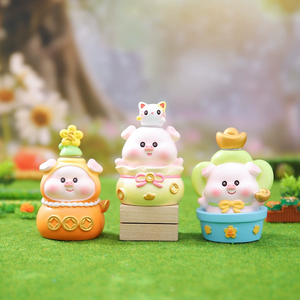 New chuyển Pig mù Hộp hợp thời trang Đồ chơi búp bê dễ thương trang trí đồ chơi Quà tặng bán hàng trực tiếp handmade mù hộp - Product Image 4