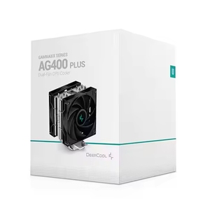 Radiateur CPU <span class=keywords><strong>DeepCool</strong></span> AG400 V5 Plus avec 4 caloducs, double ventilateur 12 cm, roulement à billes pour boîtier d'ordinateur, compatible <span class=keywords><strong>LGA</strong></span> <span class=keywords><strong>1700</strong></span>/1200/115X AM4/AM5 - Product Image 6