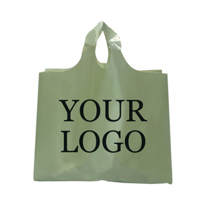 Chất Lượng Cao Màu Thân Thiện Với Môi Ldpe Mua Sắm Túi Nhiệt Con Dấu Cảm Ứng Mềm Mại Túi Nhựa Với Chết Cắt Xử Lý Túi Cho Cửa Hàng Bán Lẻ - Product Image 3