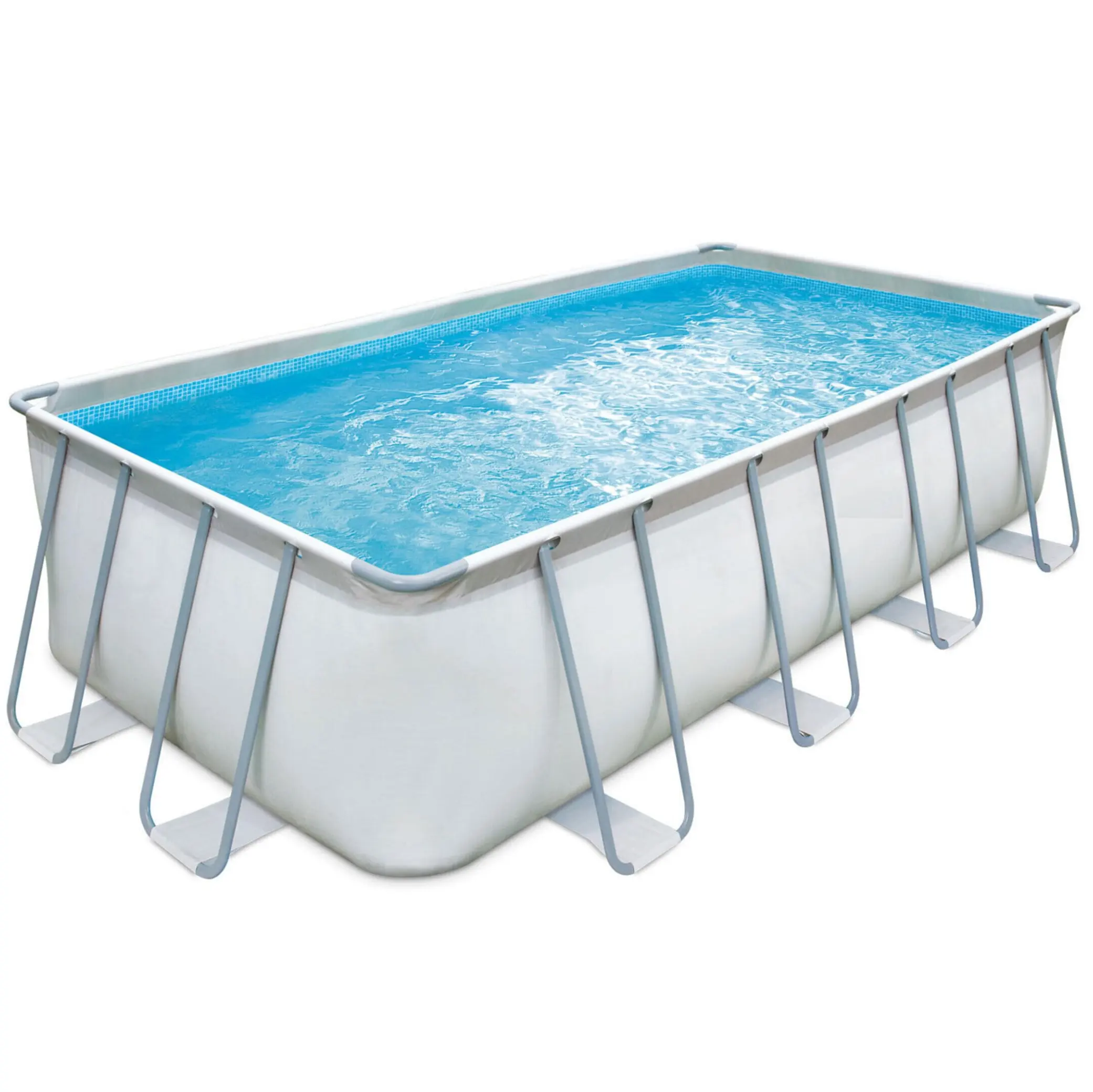 Precio de fábrica Venta caliente Parque acuático Gran superficie de acero de alta calidad Marco de metal cuadrado Piscina