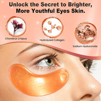 Masque Contour des Yeux Anti-Poches et Anti-Cernes Hydratant – Patchs Contour des Yeux pour Rides Fines, Éclat Jeunesse – Cadeaux de Voyage, Marque Privée