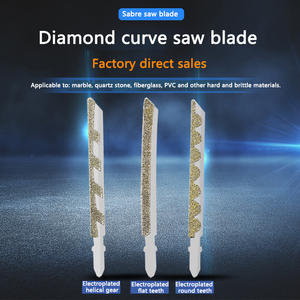 Dia 4 Zoll/100mm T-Schaft Diamant-Stichs äge blatt für geraden oder gebogenen Schnitt auf Granit Marmor Keramik fliesen Ziegel Kunststoff - Product Image 2