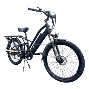 Klassieke Stijl Aluminiumlegering 2 Wielen Cargo Ebike 500W 750W Elektrische Fiets Met Lange Staart Leveren Ebike Voor Volwassenen - Product Image 2