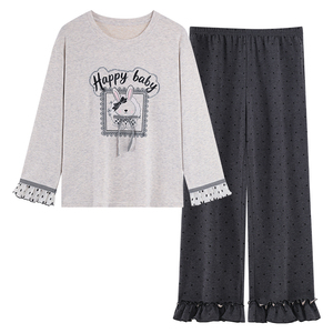Set di indumenti da notte autunno e inverno in velluto tedesco <span class=keywords><strong>pigiama</strong></span> carino cartone animato da <span class=keywords><strong>donna</strong></span> dolce caldo Cashmere AB può indossare il <span class=keywords><strong>pigiama</strong></span> - Product Image 5
