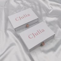 Contenitore di regalo del cassetto dell'anello del braccialetto dell'orecchino della scatola d'imballaggio dei gioielli di carta di lusso
