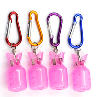 Étui de rangement pour hameçons de pêche en forme de parapluie PP Shrimp Hook Protector, avec mousqueton à clipser, équipement de pêche