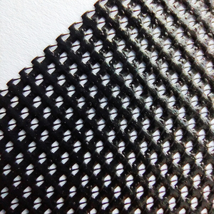 Haute déchirure et anti-UV noir PVC enduit polyester maille tissu ombre pour <span class=keywords><strong>bateau</strong></span> crème solaire/rideaux <span class=keywords><strong>de</strong></span> confidentialité - Product Image 4