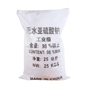 Agente de remoção de lignina de papel desoxidante de corante direto sulfito de sódio CAS7757-83-7