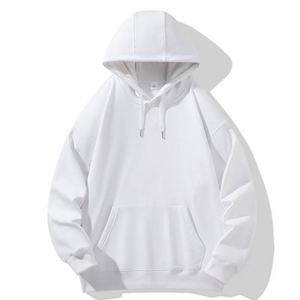 Wholesale Custom Logo Embroidery Mens Pullover Hoodies High Quality Mens Autumn <b>600gsm</b> Heavyweight Fleece <b>Hoodie</b> - Product Image 4