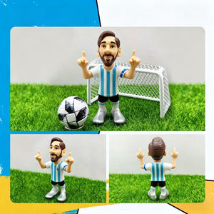 <span class=keywords><strong>Mini</strong></span> figurine Argentine, statue de joueur de football, version Paris Saint-Germain, statue de collection en PVC premium pour les fans - Product Image 3