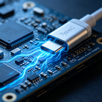 PCBA de Alta Potencia con Carga Rápida PD, PCB de Fuente de Alimentación Móvil, Módulo de Carga de 65W 100W, Ensamblaje de PCB para Banco de Energía