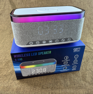 <span class=keywords><strong>Chargeur</strong></span> sans fil rapide 15W avec logo personnalisé, boîte à son BT 5.3, bruit blanc, TF, USB, AUX pour chambre, salon, voyage - Product Image 5