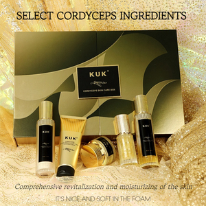 Produk Label pribadi, Set Perawatan Wajah Cordyceps Label pribadi-Anti Penuaan mencerahkan pelembab mewah untuk semua jenis kulit - Product Image 3