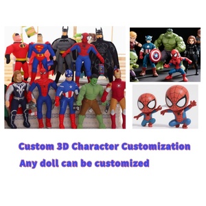 Su misura Mini 3D <span class=keywords><strong>Marvel</strong></span> PVC collezione di Figure giocattolo di buona qualità film di cartone animato modello di personaggio d'azione - Product Image 4