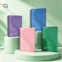 Cahier scolaire personnalisable à spirale avec motif et logo personnalisés