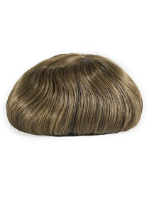 LONGFOR Frontal 3 Lines Vloop Rest Knots Super Thin Skin Water Wave100 % Human Hair Toupee Hair Replacement System for Men Patch - Product Image 5