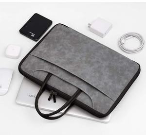 Factory Wholesale Luxury Vintage Durable PU <b>Laptop</b> Sleeve with Zipper Closure Waterproof <b>Laptop</b> <b>Bag</b> for 13/14/<b>15.6</b> <b>Inch</b> <b>Laptops</b> - Product Image 3