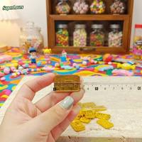 SuperLoves Bonbons créatifs en forme de lingot d'or, chocolat amusant pour enfants, cadeau, 100 pièces en pot, vente en gros, export