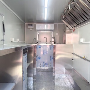 Carro de promoción Café Totalmente equipado Camión de remolque de comida Cocina móvil EE. UU. Peluquería Helados Contenedor pequeño con precio bajo - Product Image 4