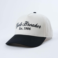 Gorra de Béisbol de 5 Paneles con Logotipo Bordado Personalizado, Gorra Trucker de Algodón de Dos Tonos con Visera Curva, Gorras Personalizadas para Bodas, Gorra Snapback