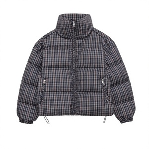 <b>Womens</b> Plaid Puffer <b>Jacket</b> Zip Up Quilted <b>Winter</b> Coat <b>Warm</b> Padded Outerwear With Pockets Casual Fashion <b>Jacket</b> Cold Weather Wear - Product Image 3