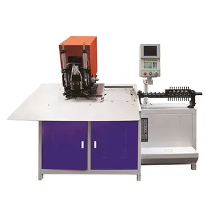 The CNC two-dimensional rod and wire bending machine with welding is a high-quality machine for making barbecue grid racks