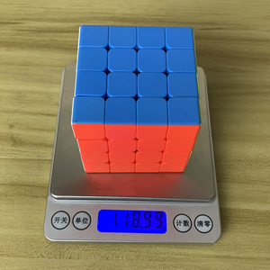 <span class=keywords><strong>Cubo</strong></span> Mágico de Velocidad <span class=keywords><strong>4x4</strong></span> de Plástico, Rompecabezas de 4 Capas sin Adhesivos de 6.2cm para Adolescentes - Product Image 5