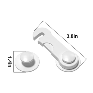 Cierres de Seguridad para Bebés, Adhesivos de Silicona para Puertas y Refrigeradores, en Rosa y Azul, para Niños de 0 a 6 Meses - Product Image 3