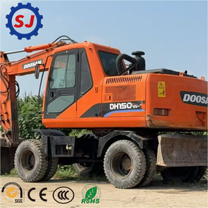 Excavadora de Ruedas Usada Premium Doosan 150W-7 de 15 Toneladas con Caja de Cambios, PLC, Rodamientos y Bomba Originales, Garantía de Entrega Puntual - Product Image 6