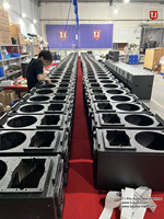 Passif 850W super puissance 18 pouces audio subwoofer haut-parleur fabricant professionnel double 12 pouces line array tops