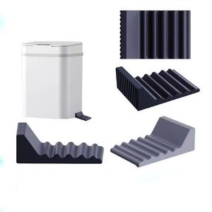 Duty Trash Can Wall Protector <b>Silicone</b> Trash Can Bumper for Square Round Garbage Bins - Product Image 1