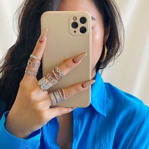 Dylam New Arrivals Fancy Luxury Trendy Double Layered Anniversary Accessories Jewelry Engagement Wedding S925 Silver 5A <b>CZ</b> <b>Rings</b> - Product Image 6