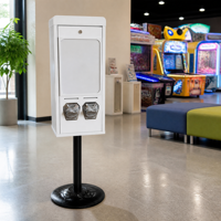 Nouveau Distributeur Automatique de Cartes Intelligent à Deux Emplacements 2026 pour Cartes à Collectionner et Boosters – Kiosque de Vente Libre-Service en Acier Galvanisé
