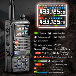 Baofeng UV-5RHam GPS Telsiz Bluetooth Programlama 10W Yüksek Güçlü Uzun Menzilli Tip USB-C BAOFENG Hava Bandı Radyosu - Product Image 1