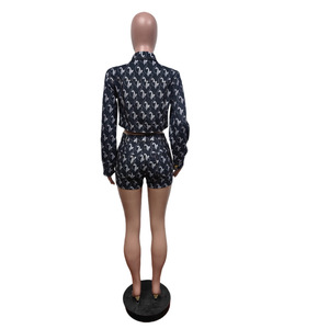 Set Due <span class=keywords><strong>Pezzi</strong></span> Casual da Donna con Giacca Corta Ricamata e Pantaloncini in <span class=keywords><strong>Jeans</strong></span>, Stile Y2k, Vestibilità Slim - Product Image 6