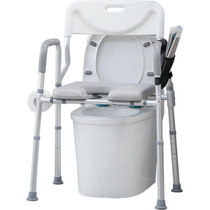 Chaise de toilette en alliage d'aluminium Science Alliance avec siège et accoudoirs réglables en hauteur pour personnes âgées, équipement de sécurité pour la salle de bain - Product Image 1