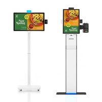 Kiosco de Autoservicio de 15.6 Pulgadas con Configuración Modular, Escáner QR, Impresora POS, Lector RFID para Restaurante