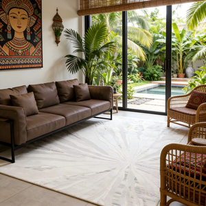 Alfombra de Salón de Alta Calidad, Tejida con Hilo Wilton, con Base de Yute, Personalizada de Fábrica - Product Image 1