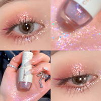 Cappuvini Starry Liquid Lidschatten-Palette High Bear Bowling Pailletten Glitter Mermaid Pearl Tears Matte Sparkle Metal Dark-Shimmer