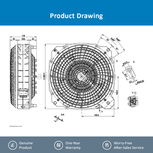 พัดลมแกน ebmpapst รุ่น K2E250-AH38-16 ขนาด 250 มม. 145 วัตต์ 230 โวลต์ AC พัดลมไฟฟ้า พัดลมปรับอากาศ พัดลมระบายความร้อนแบบแกน - Product Image 4