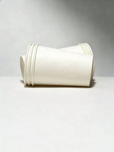 Gobelets en carton jetables à paroi simple, blancs, sans logo, 12 oz, écologiques, pour le thé à emporter, vente en gros, fabriqués en usine - Product Image 3