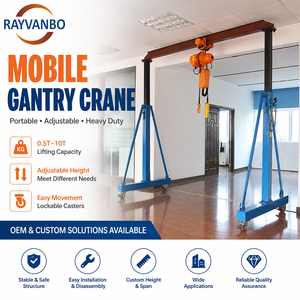 <span class=keywords><strong>Grue</strong></span> à <span class=keywords><strong>portique</strong></span> mobile 1 tonne 2 tonnes 3 tonnes 5 tonnes, hauteur réglable, <span class=keywords><strong>grue</strong></span> à <span class=keywords><strong>portique</strong></span> portable avec roues pour atelier et entrepôt - Product Image 1