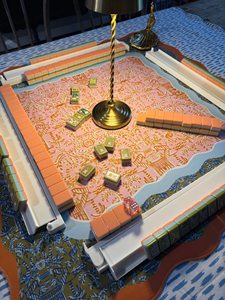 Nouvelle sortie : Tapis de mahjong de luxe en néoprène 31,5x31,5 pouces pour jeux de casino et poker, design portable, en stock - Product Image 5